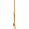 Ekena Millwork Redmond Rough Sawn Timber Gable Bracket, Western Red Cedar, 84"W x 38"H x 2"D x 4"F, 11/12 Pitch GBW084X38X0204RED00RWR - alternate 4
